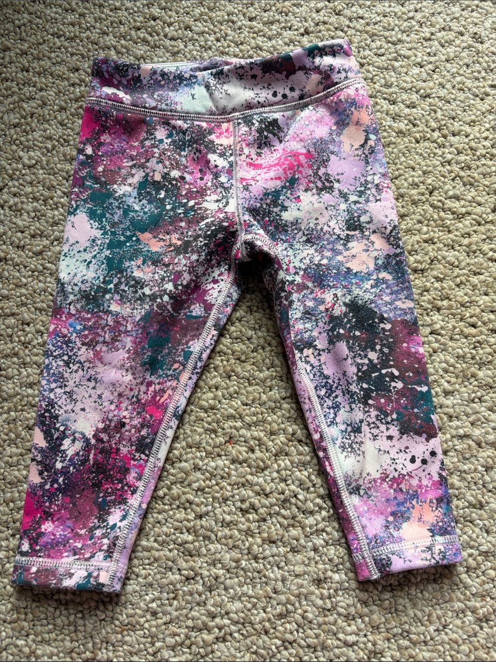 jumping beans Pink Multicolor Splash Print Leggings